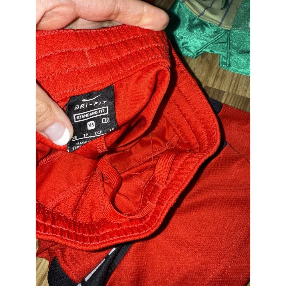 Nike Elite Basketball Shorts Athletic Dri-fit Kids Boys‎ Size XS Lot Green NWT